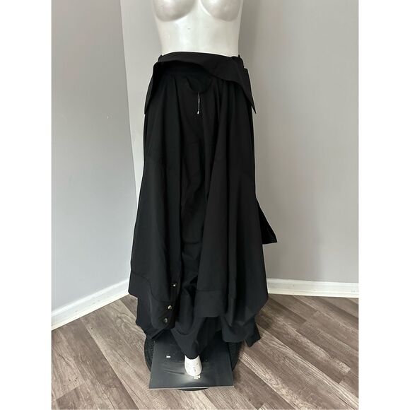 A.W.A.K.E Mode Asymmetrical Ruffle Maxi Skirt Size FR 34 / US 2 $1560 - Picture 5 of 14